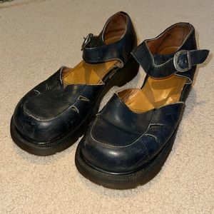 Vintage Navy Blue Dr. Martens Mary Jane’s
